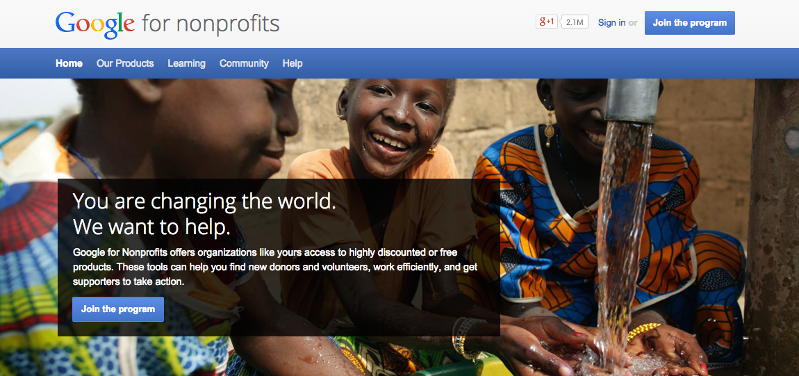 Google Apps for Nonprofits!