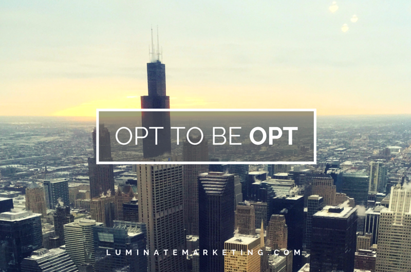 Opt To Be Opt