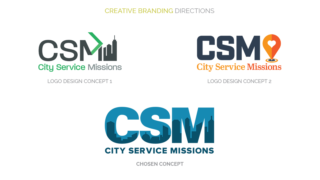 City Service Mission Creative Branding Directions